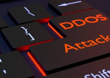 Imagem conceito de um ataque DDoS