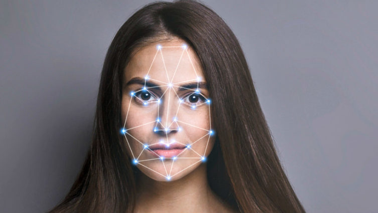 imagem de mulher com varredura tecnologica do rosto_deepfake